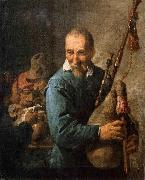 David Teniers the Younger The Musette Player USA oil painting artist